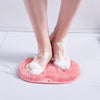 Massage Bath Brush Bathroom Non-slip Bath Mat Back Massage Brush Silicone Suction Cup Foot Rub Pad Body Cleaning Bathing Tool