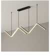 LED Chandelier Minimalist Design for Living Room Bedroom Kitchen Creative Art Wall Suspension Light Fixtures