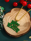 Happy New Year English Letter Happy New Year Fashion Classic Women's Necklace